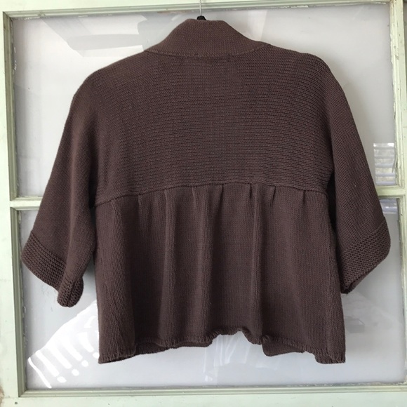 West & Vine brown Sweater with button size Small - Picture 4 of 7